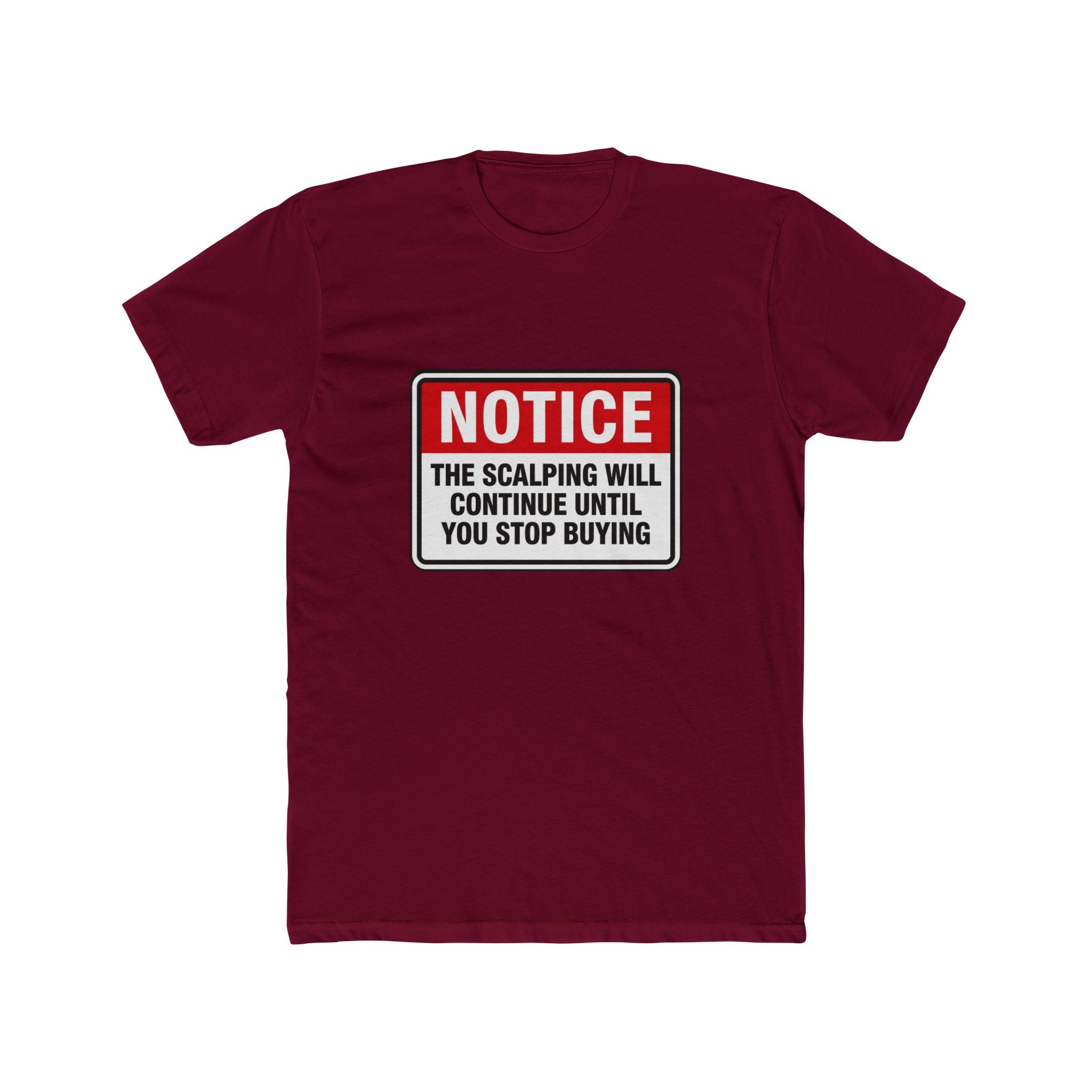 NOTICE of Scalping Tee